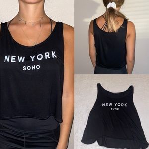 Pacsun black cropped tank!